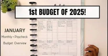 monthly budget planner for beginners